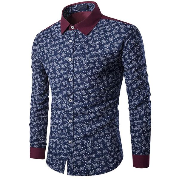 men's casual shirts men business arrivals slim fit male shirt printed long sleeve british style leisure office 2021 blouse, White;black
men's casual shirts men business arrivals slim fit male shirt printed long sleeve british style leisure office 2021 blouse, White;black