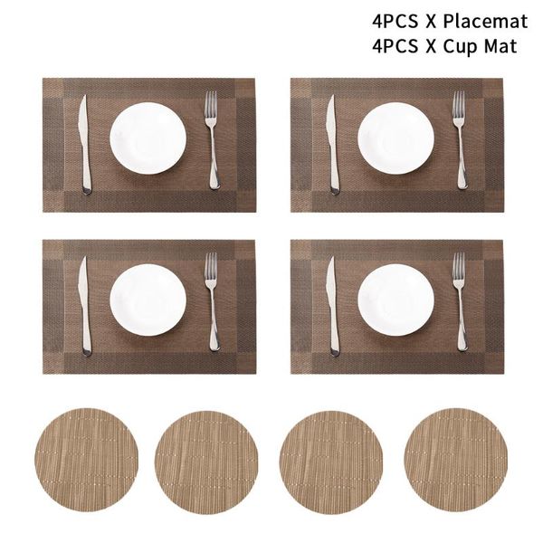 mats & pads 8pcs home kitchen cup mat heat resistant placemat set tear proof easy clean non slip liner restaurant waterproof washable
mats & pads 8pcs home kitchen cup mat heat resistant placemat set tear proof easy clean non slip liner restaurant waterproof washable
