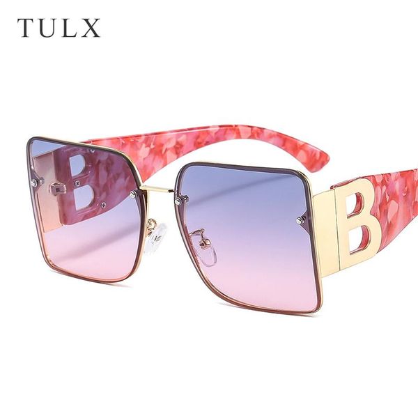 sunglasses brand designer oversized the letter b square luxury 2021 fashion men women gradient shades uv400 vintage glasses, White;black
sunglasses brand designer oversized the letter b square luxury 2021 fashion men women gradient shades uv400 vintage glasses, White;black