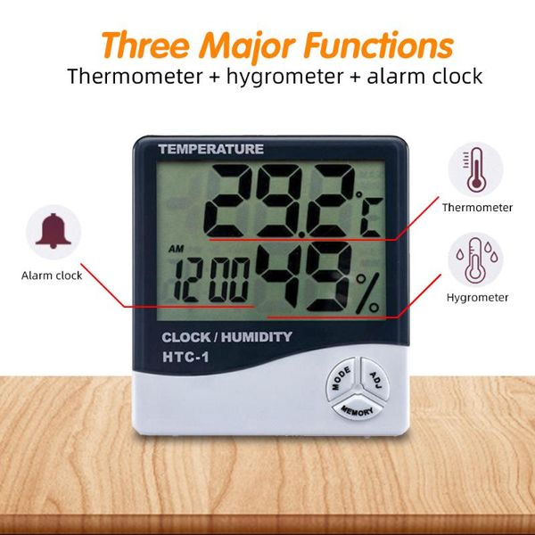 household indoor digital hygrometer weather station temperature and humidity tester temperature sensor htc-1
household indoor digital hygrometer weather station temperature and humidity tester temperature sensor htc-1
