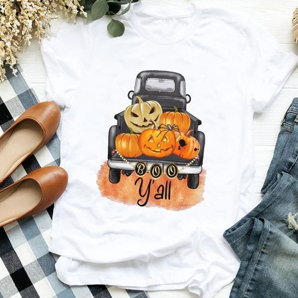 women lady pumpkin face cartoon funny thanksgiving halloween print tshirt female t tee womens shirt clothes graphic t-shirt, White
women lady pumpkin face cartoon funny thanksgiving halloween print tshirt female t tee womens shirt clothes graphic t-shirt, White