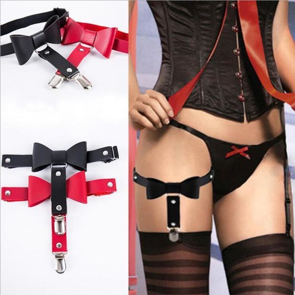 latest womens elasticity harnas bow leg cushioners cosplay spike elastic dij ring loop kousen, Black;white
latest womens elasticity harnas bow leg cushioners cosplay spike elastic dij ring loop kousen, Black;white