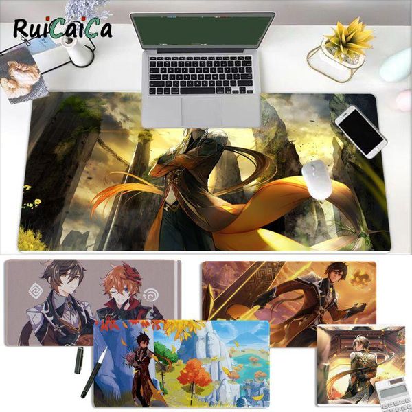 mouse pads & wrist rests ruicaica simple design genshin impact zhongli silicone large/small pad to game rubber pc computer gaming mousepad
mouse pads & wrist rests ruicaica simple design genshin impact zhongli silicone large/small pad to game rubber pc computer gaming mousepad