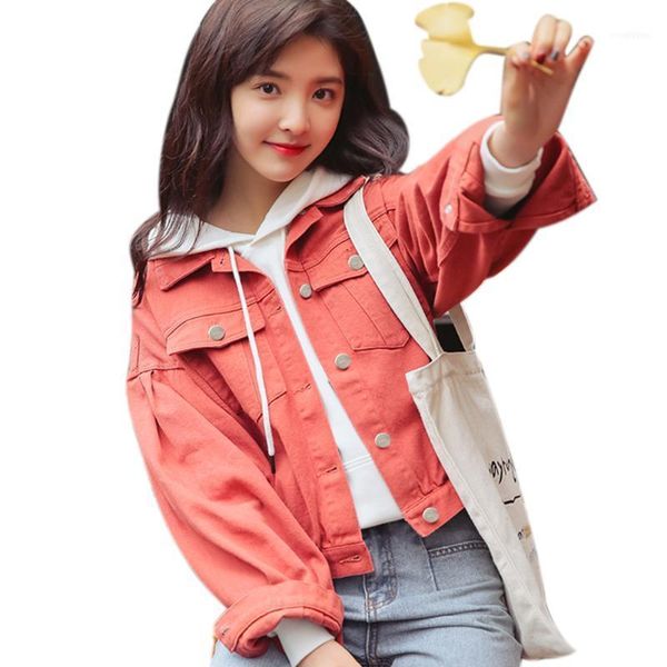 loose denim puff sleeve solid soft polyester shopping casual women coat1, Black;brown
loose denim puff sleeve solid soft polyester shopping casual women coat1, Black;brown