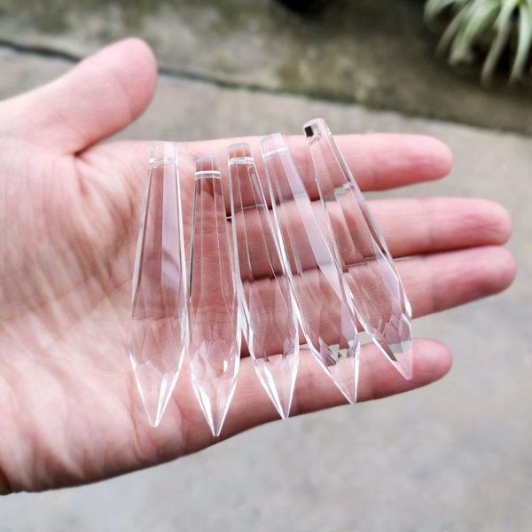 5/10pcs 53mm icicle drops crystal chandelier prism parts hanging suncatcher glass pendant lighting beads chain garland accessory
5/10pcs 53mm icicle drops crystal chandelier prism parts hanging suncatcher glass pendant lighting beads chain garland accessory
