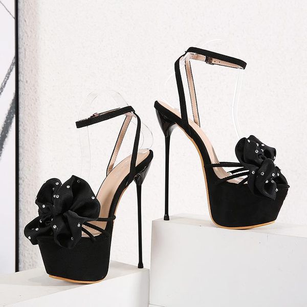 sandals ankle strap heels platform party shoes for women wedding pumps high sequined gladiator bowknot, Black
sandals ankle strap heels platform party shoes for women wedding pumps high sequined gladiator bowknot, Black