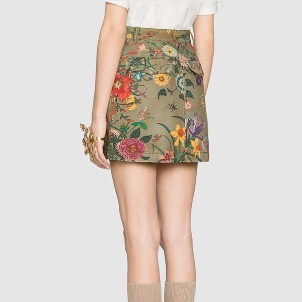 spring and summer new g family same personalized pattern butterfly flower print army green skirt a-line skirt short skirt4ov00, Black
spring and summer new g family same personalized pattern butterfly flower print army green skirt a-line skirt short skirt4ov00, Black