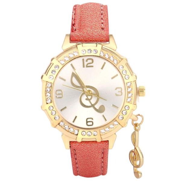 wristwatches women quartz wrist musical note tower rhinestone pendant watch vintage roman numerals relogio feminino, Slivery;brown
wristwatches women quartz wrist musical note tower rhinestone pendant watch vintage roman numerals relogio feminino, Slivery;brown