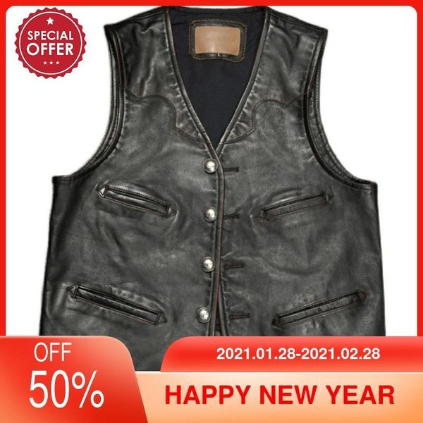 men's vests 2021 vintage black japan style short genuine leather vest men plus size 6xl real natural cowhide slim fit spring coat, Black;white
men's vests 2021 vintage black japan style short genuine leather vest men plus size 6xl real natural cowhide slim fit spring coat, Black;white
