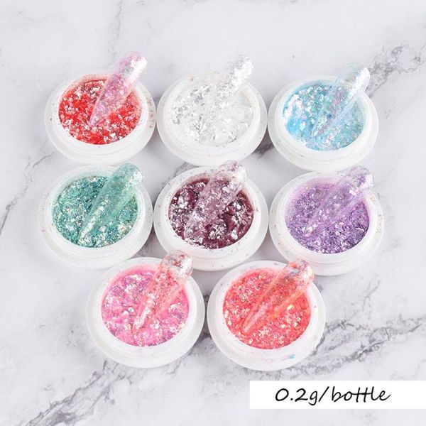nail glitter 3d gorgeous opal flakes powder thin mermaid paillette holographic shinny pink purple art decorations for diy manicure, Silver;gold
nail glitter 3d gorgeous opal flakes powder thin mermaid paillette holographic shinny pink purple art decorations for diy manicure, Silver;gold
