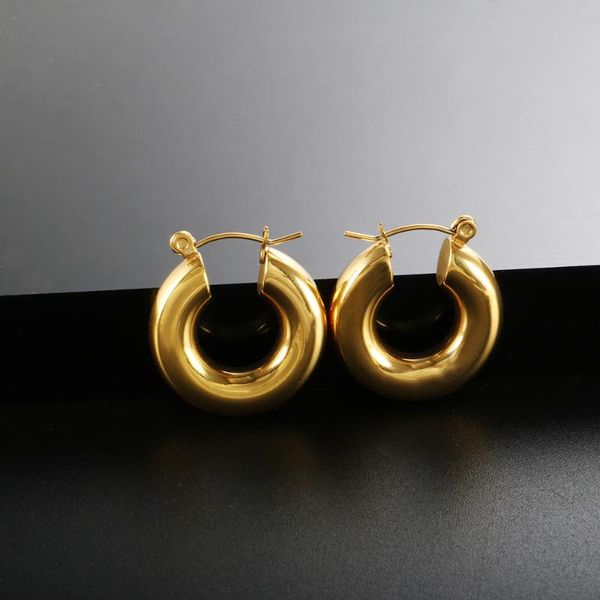hoop & huggie zmfashion women men personality earring punk hip-hop stainless steel gold color jewelry simple steampunk accessories, Golden;silver
hoop & huggie zmfashion women men personality earring punk hip-hop stainless steel gold color jewelry simple steampunk accessories, Golden;silver