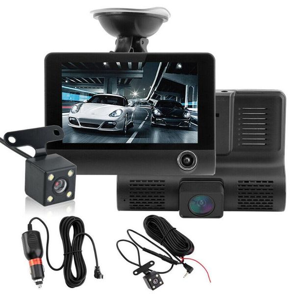 car rear view cameras& parking sensors dvr 4'' three lens 3 cameras dash camera dual with rearview video recorder auto registrator 
car rear view cameras& parking sensors dvr 4'' three lens 3 cameras dash camera dual with rearview video recorder auto registrator