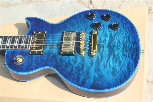 china oem factory new brand blue quilted customs ebony fretboard fret nibs electric guitar
china oem factory new brand blue quilted customs ebony fretboard fret nibs electric guitar
