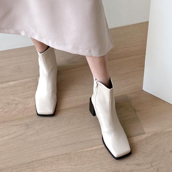 boots women short shoes high heel ankle square head chunky heels zipper lady autumn winter size 33-42, Black
boots women short shoes high heel ankle square head chunky heels zipper lady autumn winter size 33-42, Black