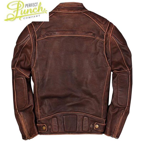 men's leather & faux genuine 2021 retro motorcycle jacket brown cowhide jackets coat for male pph917, Black
men's leather & faux genuine 2021 retro motorcycle jacket brown cowhide jackets coat for male pph917, Black