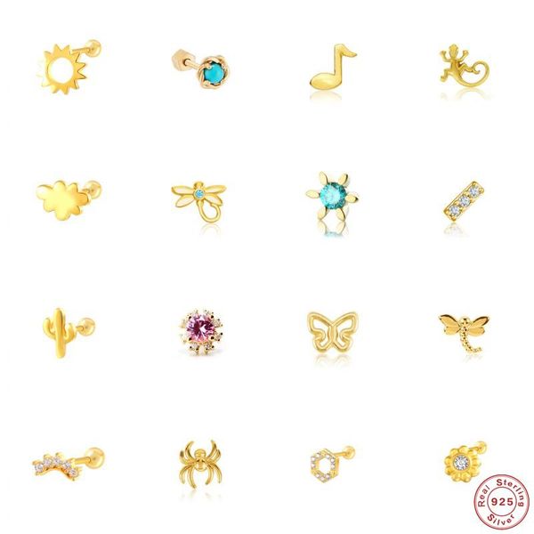 stud aide 925 sterling silver turquoise diamond earrings for women cute animal dragonfly cactus cloud ear fine jewelry 1pc, Golden;silver
stud aide 925 sterling silver turquoise diamond earrings for women cute animal dragonfly cactus cloud ear fine jewelry 1pc, Golden;silver