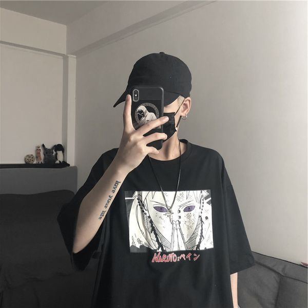 2021 new camisa amine do punk t camisas de vero desenhos animados dos meninos japo naruto tshirt streetwear epwo, Black
2021 new camisa amine do punk t camisas de vero desenhos animados dos meninos japo naruto tshirt streetwear epwo, Black