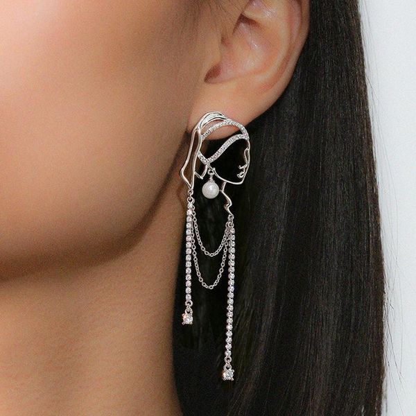 earrings & necklace exaggerate hip hop long chain tassel maiden shape 925 silver micro cubic zirconia pendant for women girl
earrings & necklace exaggerate hip hop long chain tassel maiden shape 925 silver micro cubic zirconia pendant for women girl