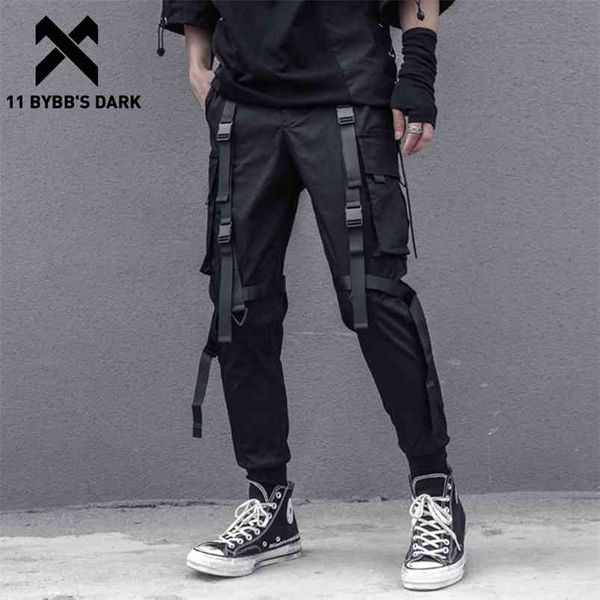 11 bybb's dark tactical multi pockets ribbon cargo pant man harajuku hip hop function pants streetwear joggers men trousers 210715, Black
11 bybb's dark tactical multi pockets ribbon cargo pant man harajuku hip hop function pants streetwear joggers men trousers 210715, Black