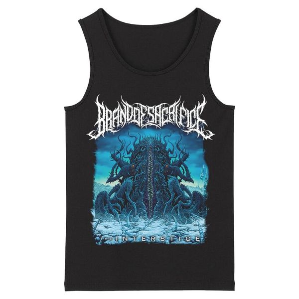 men' tank bloodhoof brand of sacrifice brutal death metal asian size, White;black 
men' tank bloodhoof brand of sacrifice brutal death metal asian size, White;black