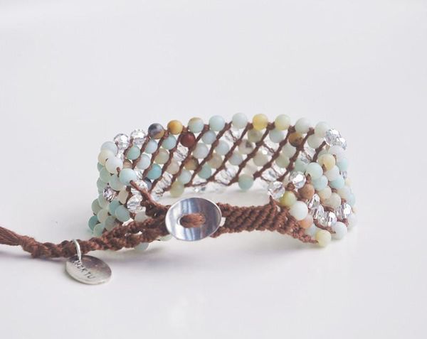 tennis wholesale 4mm amazone beads ab crystal wrap bracelet on coffee cotton cord, Golden;silver
tennis wholesale 4mm amazone beads ab crystal wrap bracelet on coffee cotton cord, Golden;silver