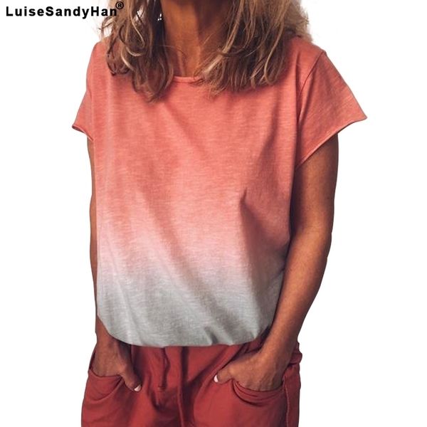synthetics rainbow gradient t-shirt female round neck short sleeve seaside casual temperament women spring summer t200614, White
synthetics rainbow gradient t-shirt female round neck short sleeve seaside casual temperament women spring summer t200614, White