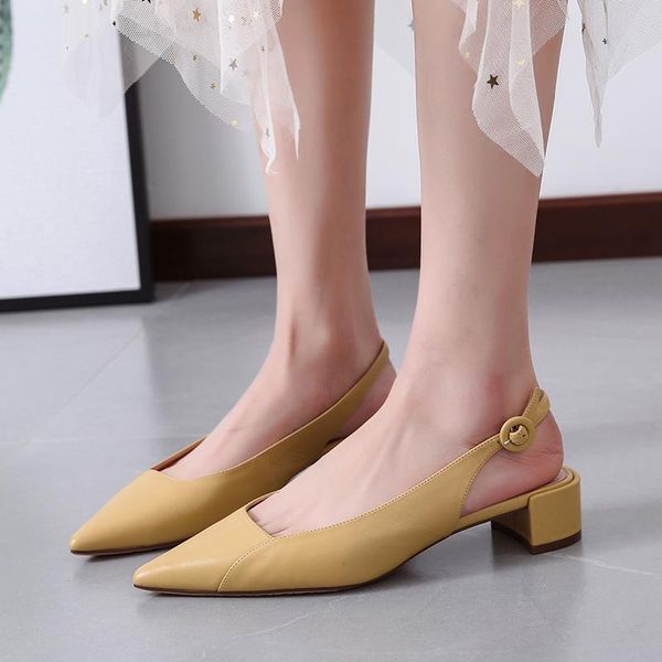 dress shoes elegant slingbacks women pointed toe sandals summer office shallow pumps pu leather chunky heel 2021, Black
dress shoes elegant slingbacks women pointed toe sandals summer office shallow pumps pu leather chunky heel 2021, Black