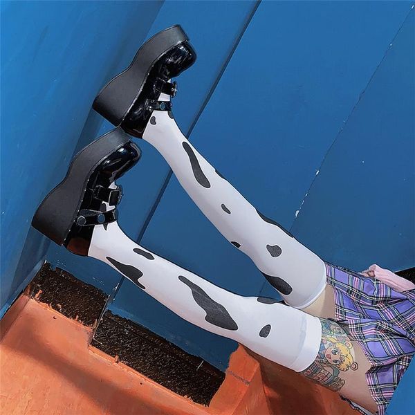 socks & hosiery cute milk cow spots printed knee high women anime cosplay lingerie thin transparent cartoon thigh stockings, Black;white
socks & hosiery cute milk cow spots printed knee high women anime cosplay lingerie thin transparent cartoon thigh stockings, Black;white