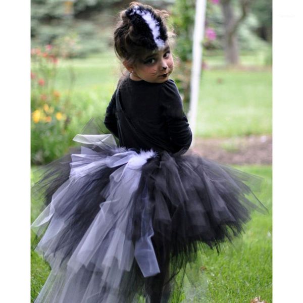casual black white skun furry girls skirts for kids knee length carnival party tutu skirt girl halloween costume with long tail, Blue
casual black white skun furry girls skirts for kids knee length carnival party tutu skirt girl halloween costume with long tail, Blue