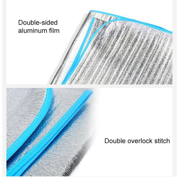 outdoor pads double sided aluminum film moisture-proof pad mat cushion for camping hiking ed-
outdoor pads double sided aluminum film moisture-proof pad mat cushion for camping hiking ed-
