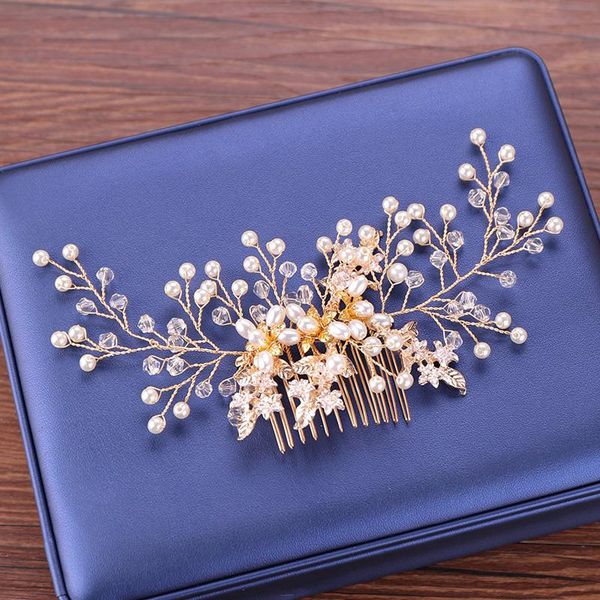 hair clips & barrettes wedding comb pearl head jewelry bride headwear women accessories gold flower bijoux, Golden;silver
hair clips & barrettes wedding comb pearl head jewelry bride headwear women accessories gold flower bijoux, Golden;silver