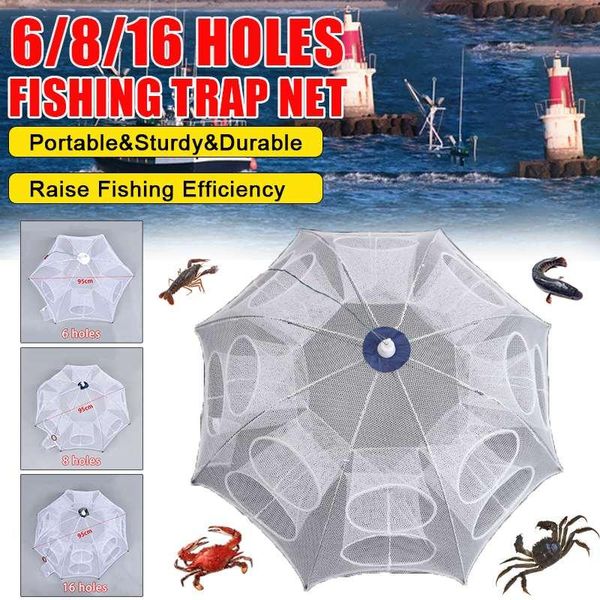 fishing accessories 6/8/16 holes white foldable hole bold net prawn cage folding gear trap network
fishing accessories 6/8/16 holes white foldable hole bold net prawn cage folding gear trap network
