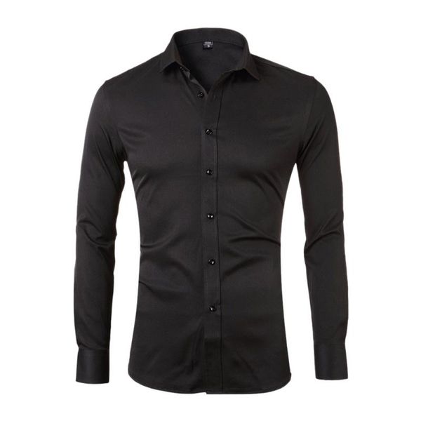men's casual shirts autumn business gentleman turn-down collar solid color shirt elastic long sleeve, White;black
men's casual shirts autumn business gentleman turn-down collar solid color shirt elastic long sleeve, White;black
