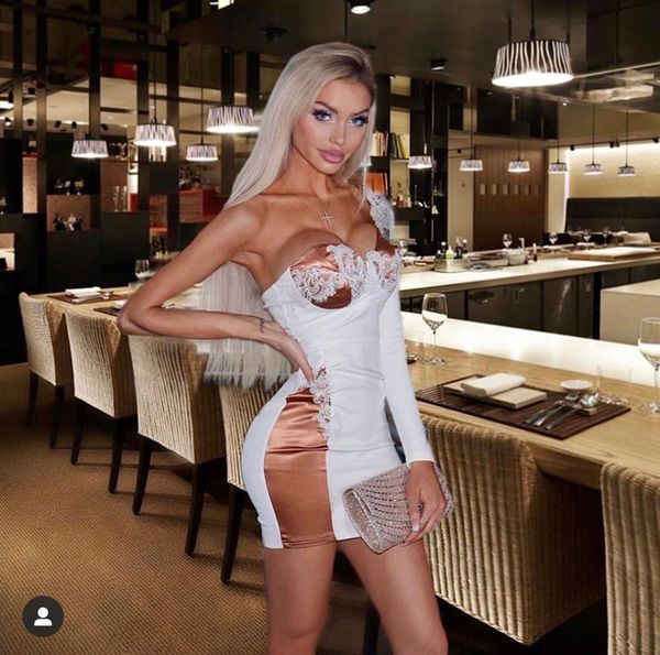casual dresses celebrity bandage dress autumn/winter one sleeves strapless lace patchwork woman knee length vintage vestios dbqx, Black;gray
casual dresses celebrity bandage dress autumn/winter one sleeves strapless lace patchwork woman knee length vintage vestios dbqx, Black;gray