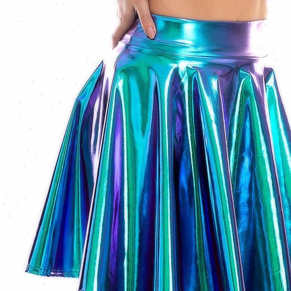summer laser high waist mini pu leather skirt club party dance shiny holographic skirts harajuku metallic pleated skirts, Black
summer laser high waist mini pu leather skirt club party dance shiny holographic skirts harajuku metallic pleated skirts, Black
