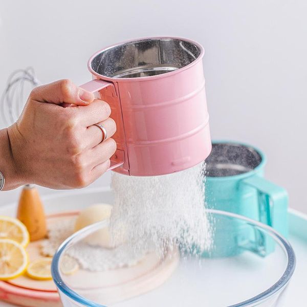 baking & pastry tools stainless steel handheld flour sieve icing sugar shaker mesh cakes decorating cup
baking & pastry tools stainless steel handheld flour sieve icing sugar shaker mesh cakes decorating cup