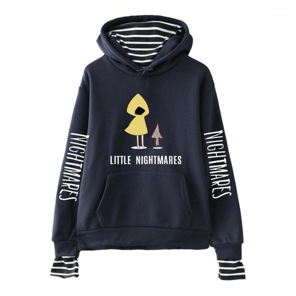women's hoodies & sweatshirts anime little nightmares hoodie fake two piece girls hooded harajuku kpop streetwear women clothing, Black
women's hoodies & sweatshirts anime little nightmares hoodie fake two piece girls hooded harajuku kpop streetwear women clothing, Black