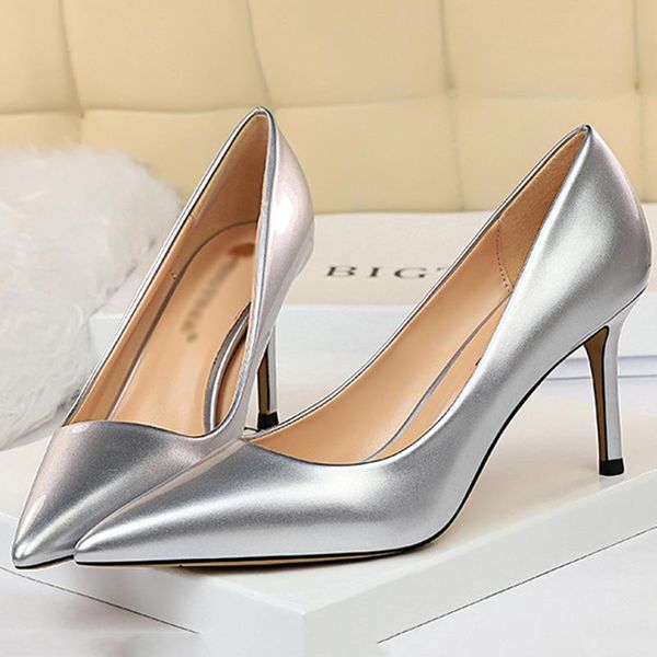 dress shoes women single female high heels 8.5cm ultra-thin high-heeled pointed solid color light sexy, Black
dress shoes women single female high heels 8.5cm ultra-thin high-heeled pointed solid color light sexy, Black