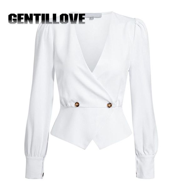 women's blouses & shirts v neck long sleeve women fashion elegant femme solid white vintage famous designer ladies streetwear clot
women's blouses & shirts v neck long sleeve women fashion elegant femme solid white vintage famous designer ladies streetwear clot