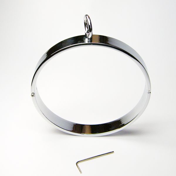 dia 140mm male stainless steel neck collar slave role play metal collar for men games couple game
dia 140mm male stainless steel neck collar slave role play metal collar for men games couple game