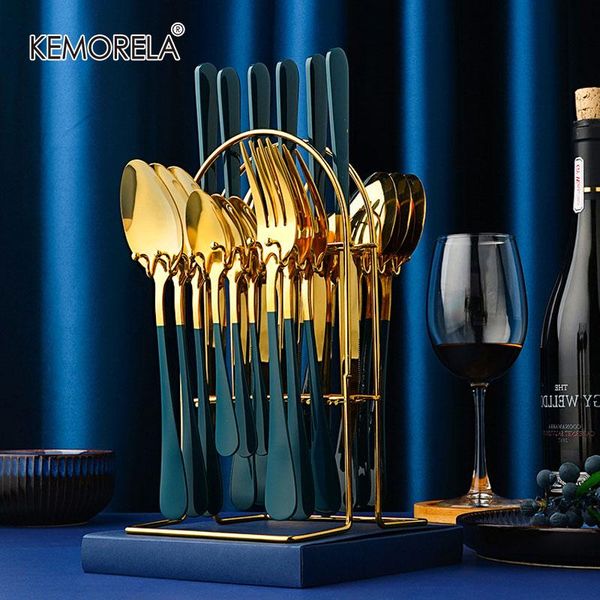 dinnerware sets 24pcs gold set stainless steel knife fork spoon tableware luxury cutlery with storage rack dishwasher safe
dinnerware sets 24pcs gold set stainless steel knife fork spoon tableware luxury cutlery with storage rack dishwasher safe
