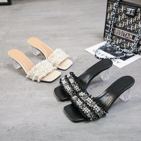 slippers summer women shoes woman beach slippers transparent square flip flops mules jelly ladies shoes female slides, Black
slippers summer women shoes woman beach slippers transparent square flip flops mules jelly ladies shoes female slides, Black