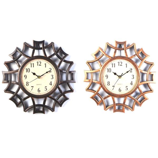wall clocks 2 pcs abstract clock nordic vintage numeral geometric quartz decorative, copper color & black
wall clocks 2 pcs abstract clock nordic vintage numeral geometric quartz decorative, copper color & black
