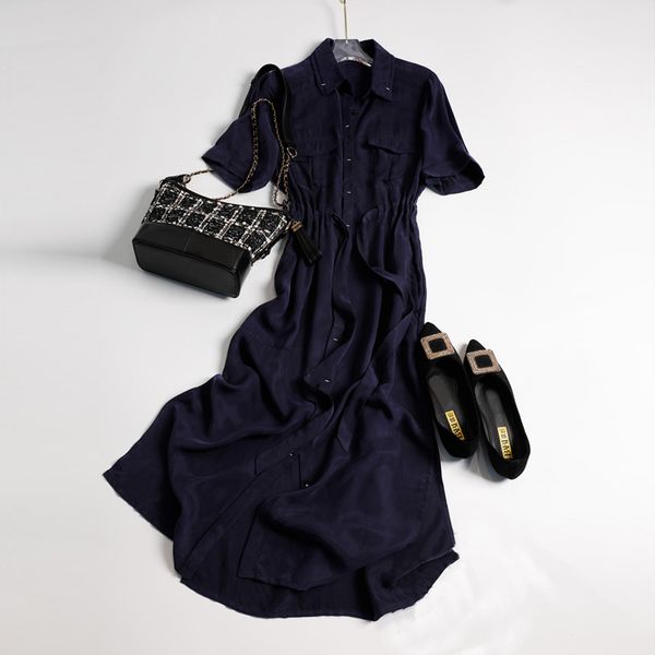 casual dresses summer sundress women elegant dress plus size short sleeve loose buttons high waist work midi vestidos robe 0sur, Black;gray
casual dresses summer sundress women elegant dress plus size short sleeve loose buttons high waist work midi vestidos robe 0sur, Black;gray