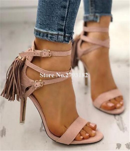 dress shoes women charming fashion open toe suede leather stiletto heel tassels gladiator sandals red pink fringes high, Black
dress shoes women charming fashion open toe suede leather stiletto heel tassels gladiator sandals red pink fringes high, Black