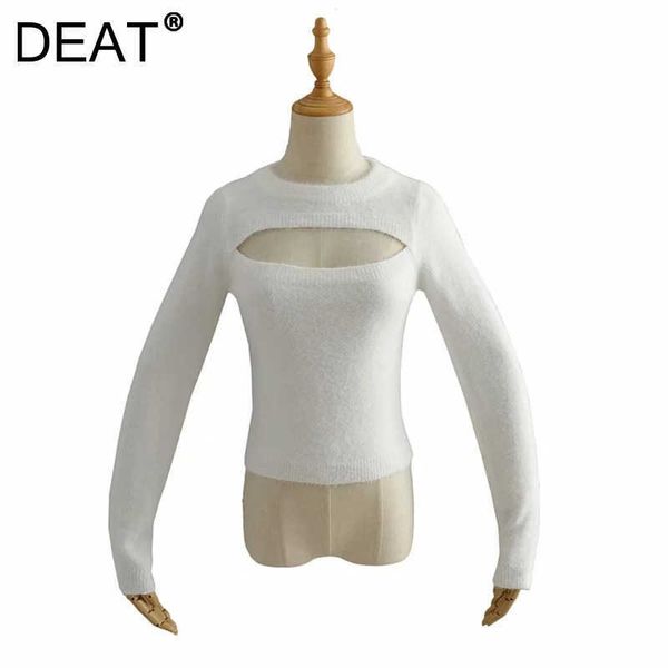 deat women pullover round neck hollow out long sleeve sweater long sleeve temperament fashion spring winter 11d1596 210709, White;black
deat women pullover round neck hollow out long sleeve sweater long sleeve temperament fashion spring winter 11d1596 210709, White;black