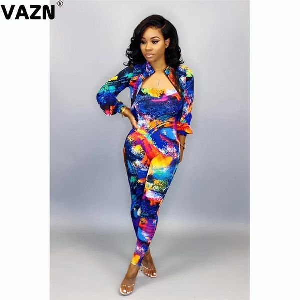 women's jumpsuits & rompers vazn 2021 lady spring colors long print jumpsuit full sleeve zipper skinny streetwear, Black;white
women's jumpsuits & rompers vazn 2021 lady spring colors long print jumpsuit full sleeve zipper skinny streetwear, Black;white