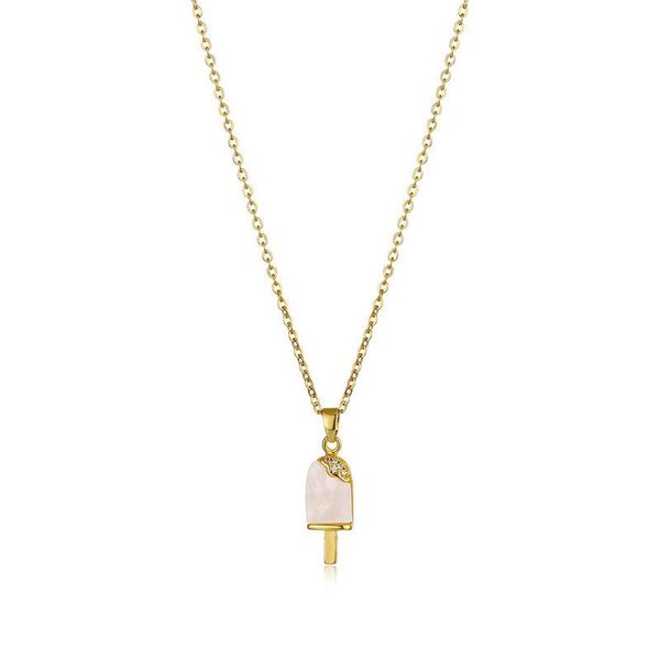 pendant necklaces jewelry gift real titanium steel shell fritillaria women's clavicle zircon necklace for girls, Silver
pendant necklaces jewelry gift real titanium steel shell fritillaria women's clavicle zircon necklace for girls, Silver