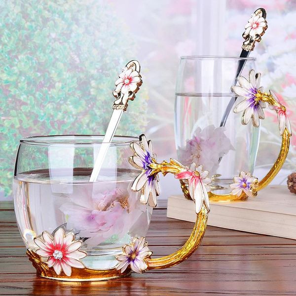 mugs enamel coffee cup mug flower tea drinking glass cups with handle for and cold drinks cap pad wipe cloth gifts
mugs enamel coffee cup mug flower tea drinking glass cups with handle for and cold drinks cap pad wipe cloth gifts