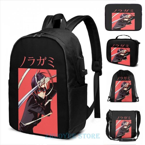 backpack funny graphic print noragami - yato usb charge men school bags women cosmetic bag travel laptop
backpack funny graphic print noragami - yato usb charge men school bags women cosmetic bag travel laptop